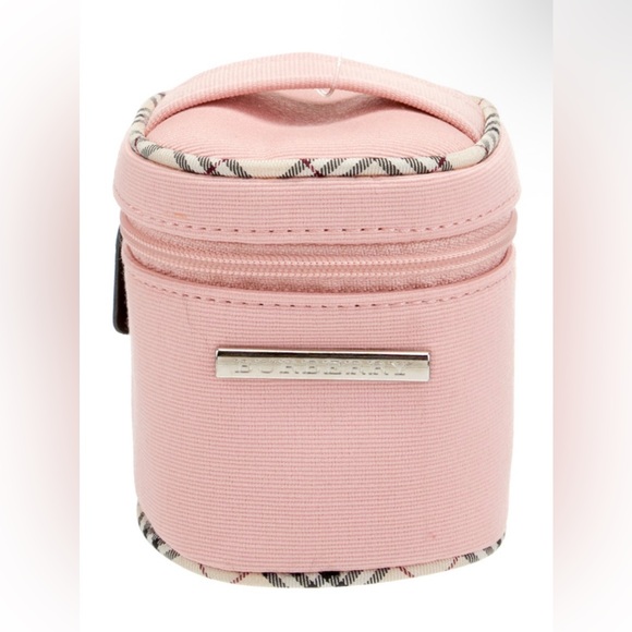 Burberry Handbags - "Rare Set" Burberry Pink Nylon Pouch & Hanker chief/Towel Set; NIB